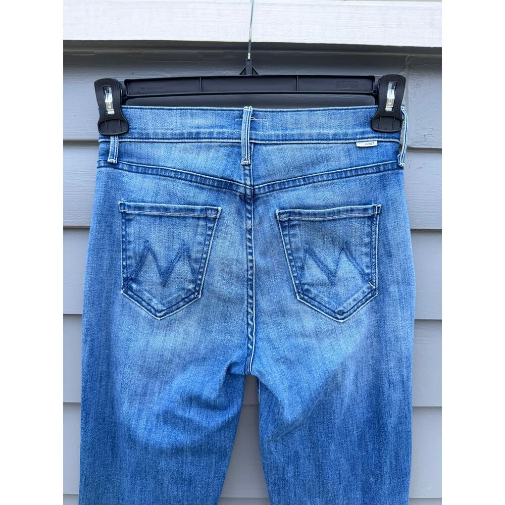 MOTHER The Runaway Step Fray Jeans A Night in Havana 25 - Picture 6 of 9